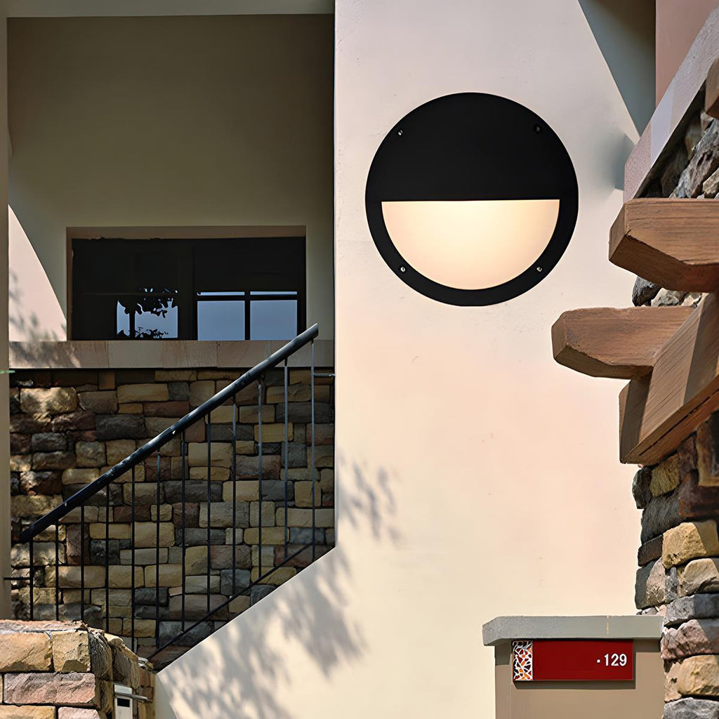 Waterproof Outdoor LED Round Porch Light Exterior Wall Lights | Ormexis