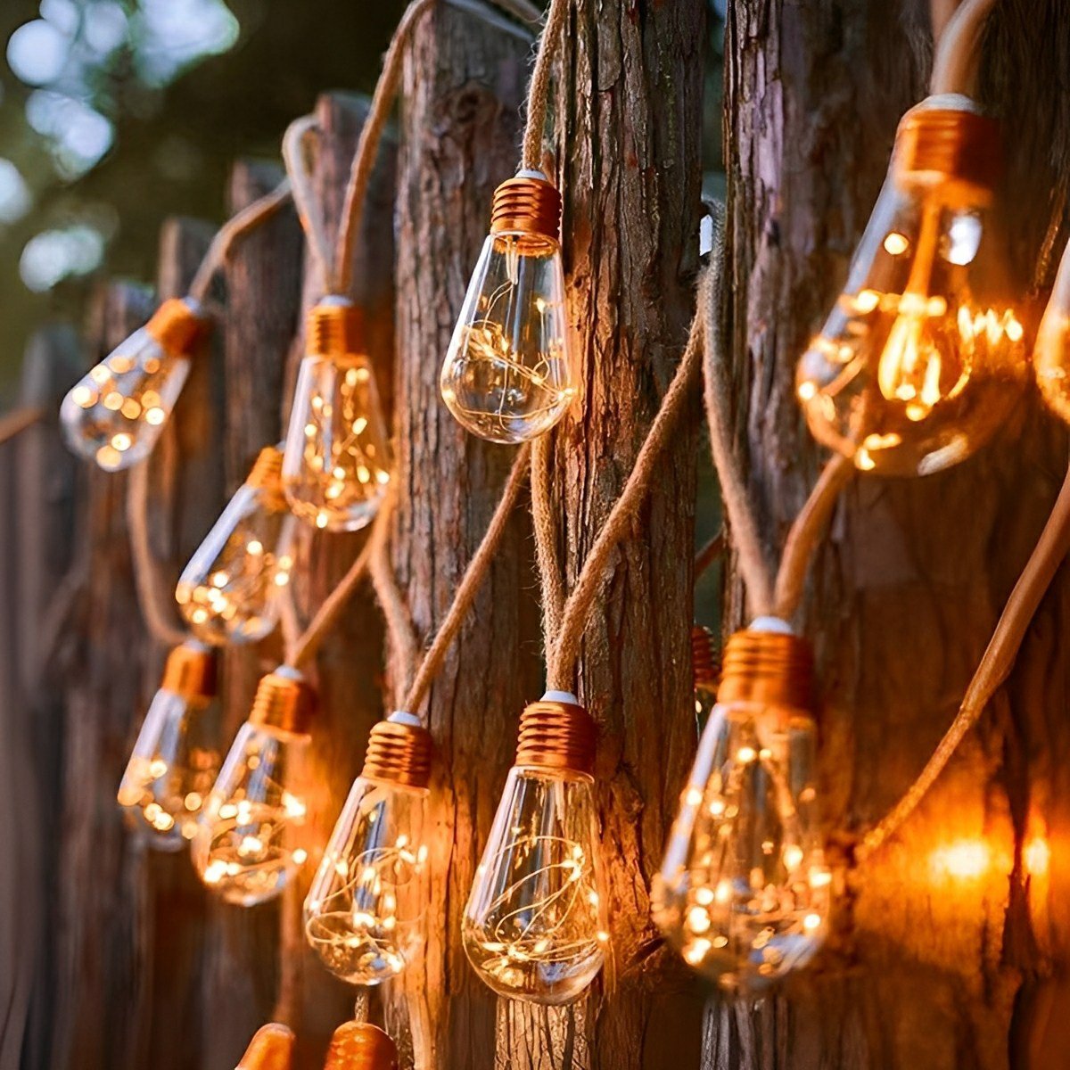 Clear Bulb Rope String Lights | Ormexis