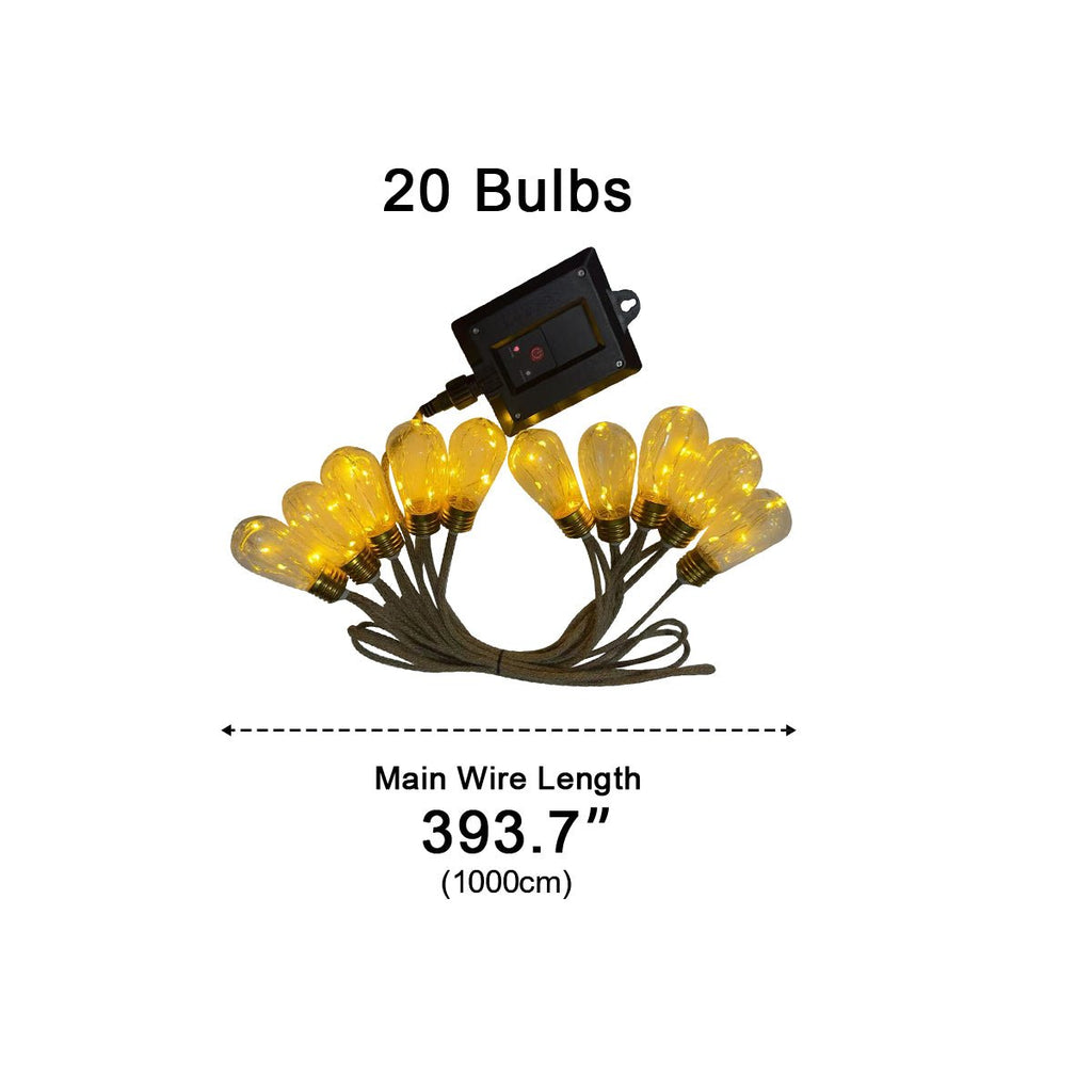 Clear Bulb Rope String Lights | Ormexis