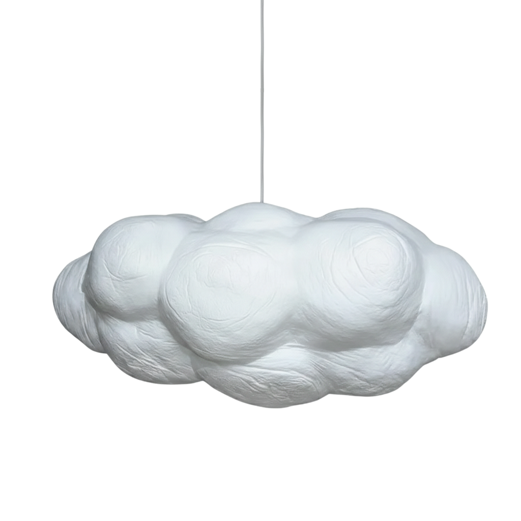 Weiße Wolken-Pendelleuchte für Kinderzimmer und Babyzimmer | Ormexis