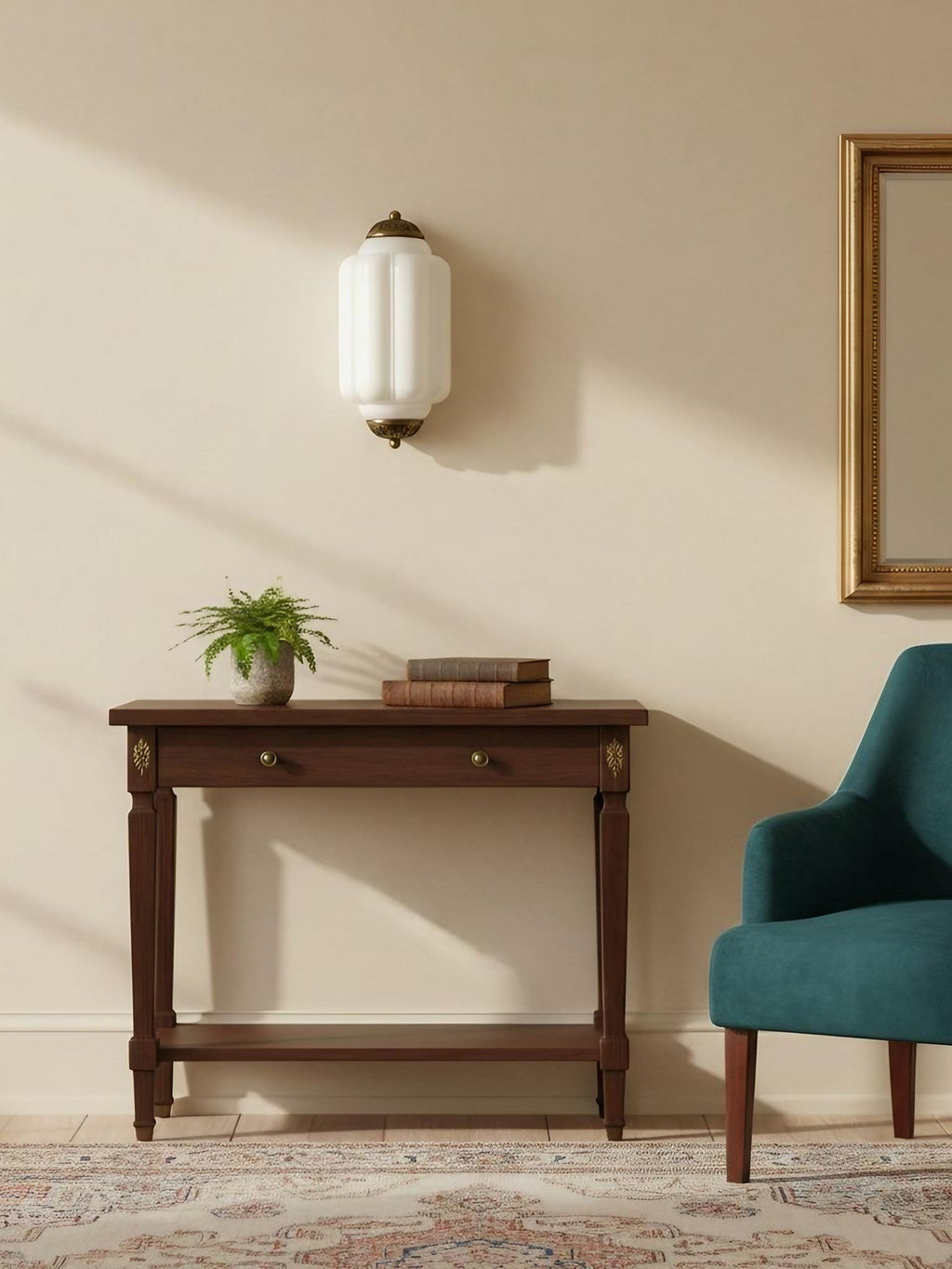 Ribbed Glass Capsule Wall Light | Ormexis