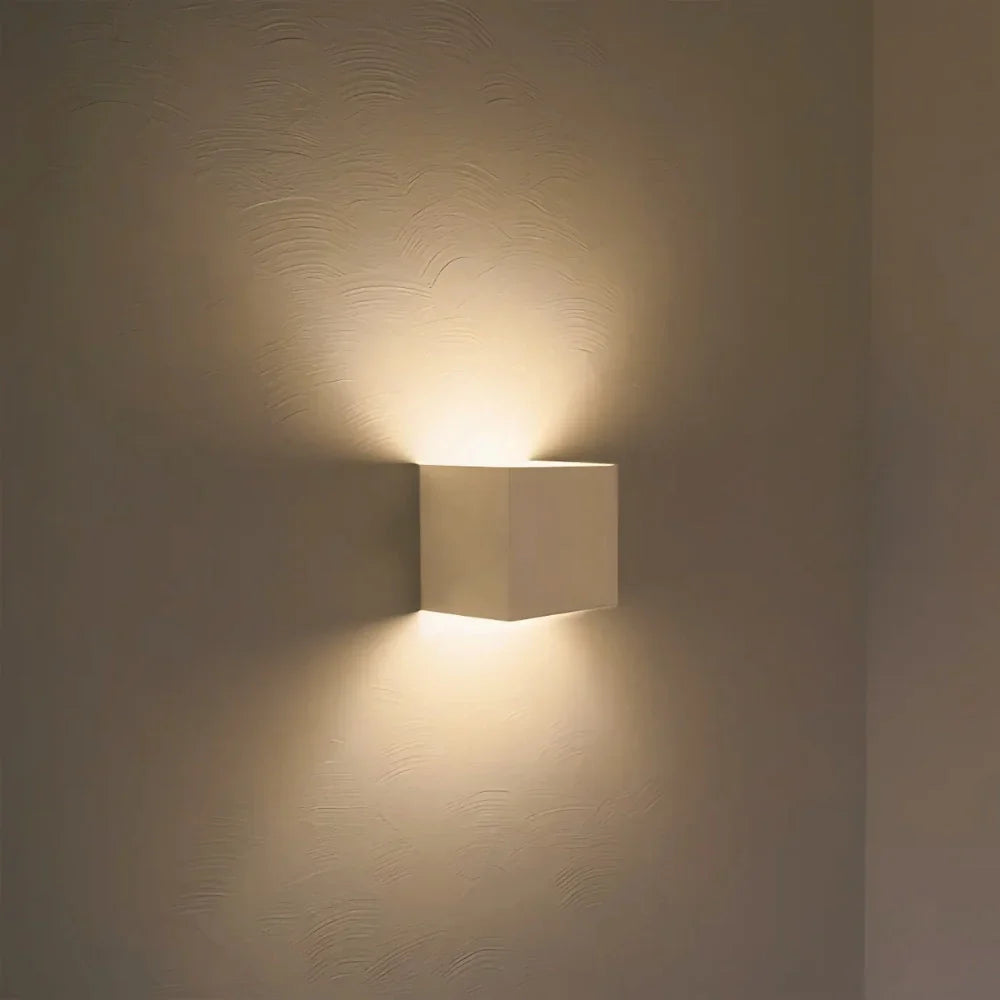 Obsidian Cube Sconce | Ormexis