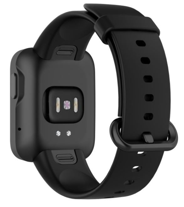 Okos fekete szilikon szíj Xiaomi Mi Watch Lite-hoz