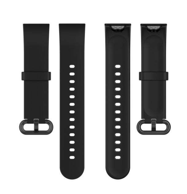 Okos fekete szilikon szíj Xiaomi Mi Watch Lite-hoz