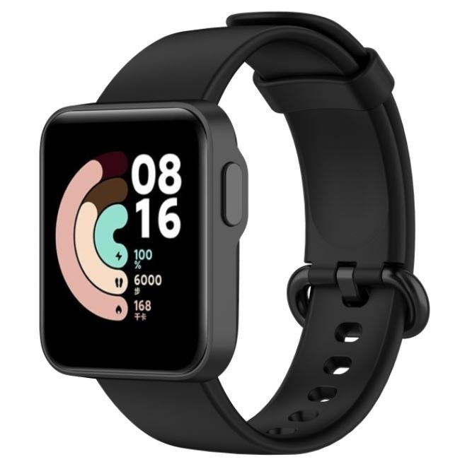 Okos fekete szilikon szíj Xiaomi Mi Watch Lite-hoz