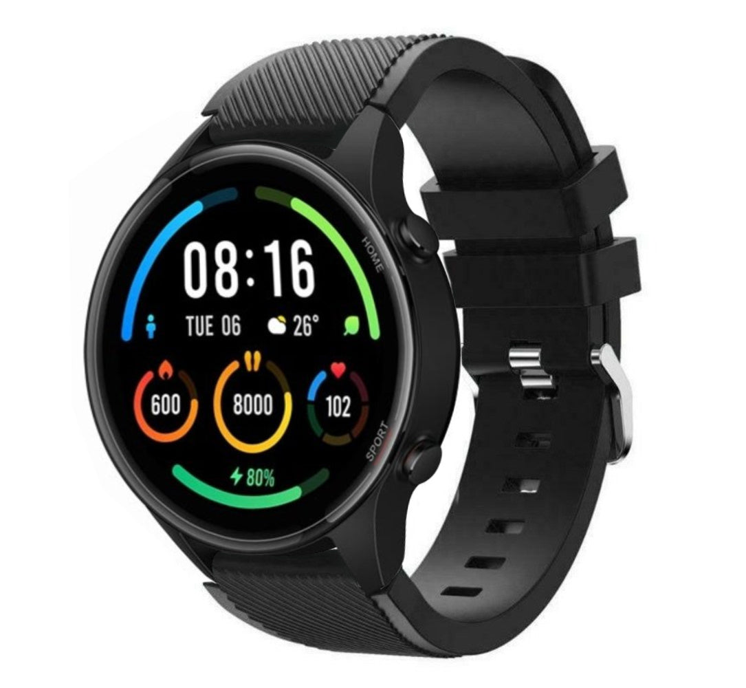 Svart silikonrem med spenne for Xiaomi Mi Watch