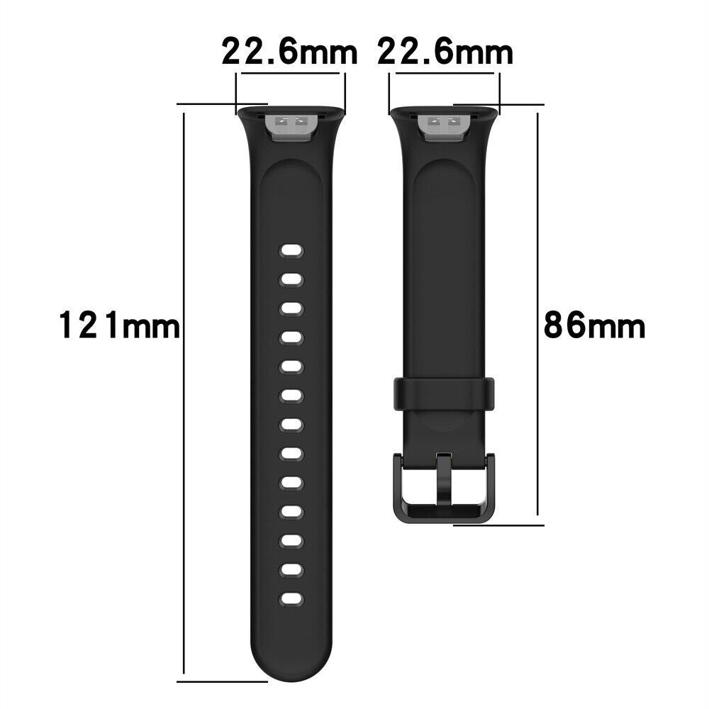 Xiaomi Smart Band 7 Pro Sort Silikone Rem Erstatning