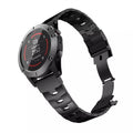 Garmin Fenix 5 Plus a Fenix 6 Pro černý titanový náramek