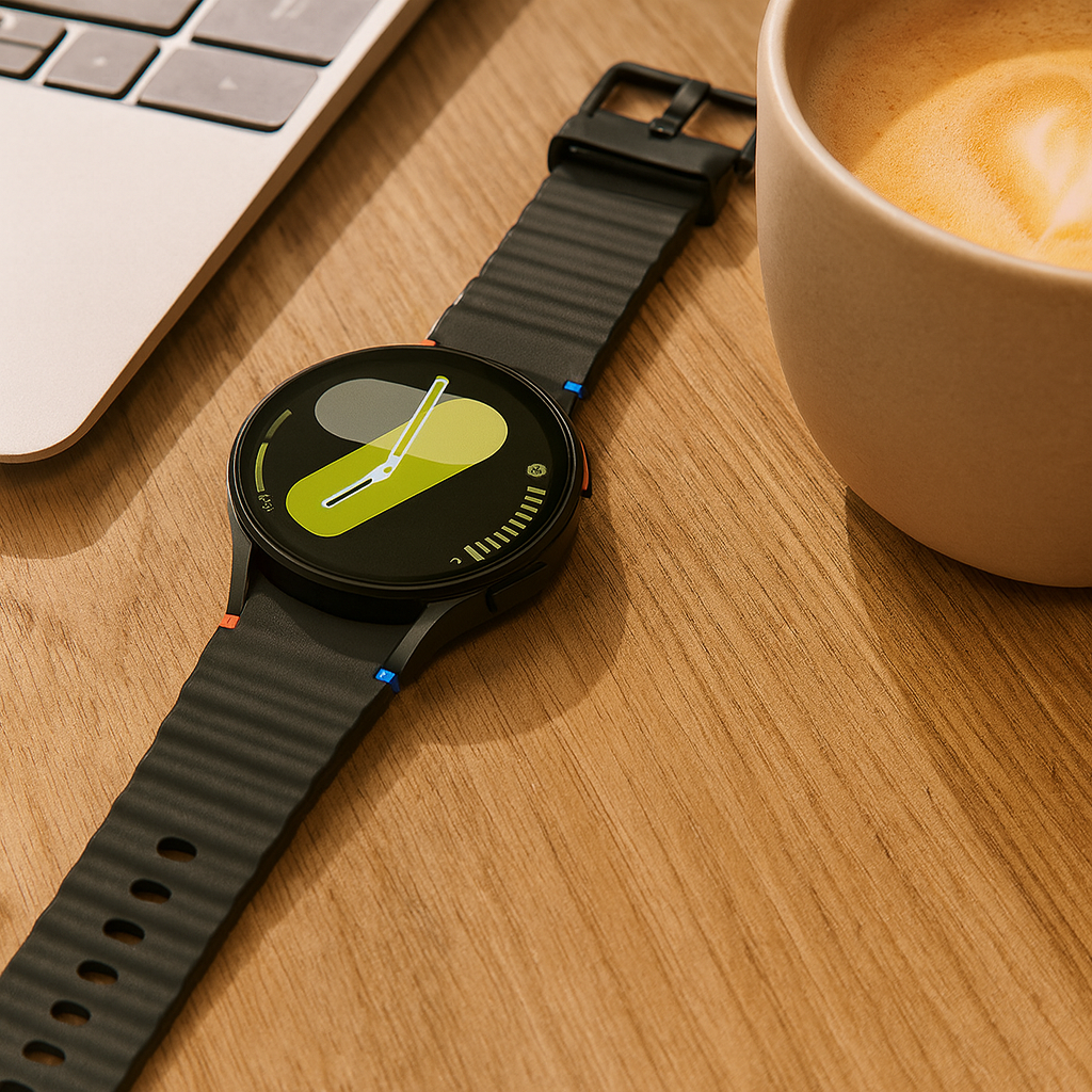 Samsung Galaxy Watch 4 40mm Correa de Onda Negra Plus
