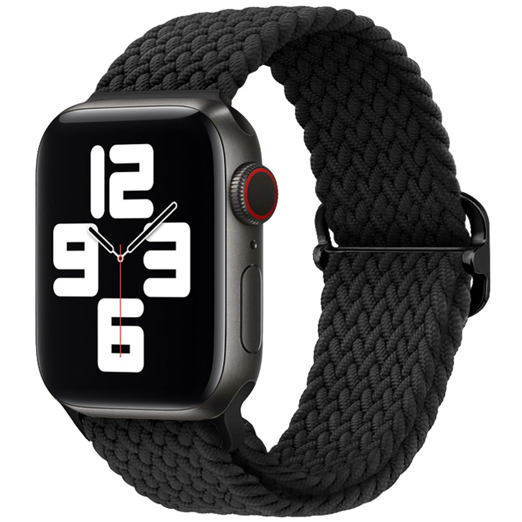 Apple Watch Black Nylon Braided Strap For Apple Watch Band